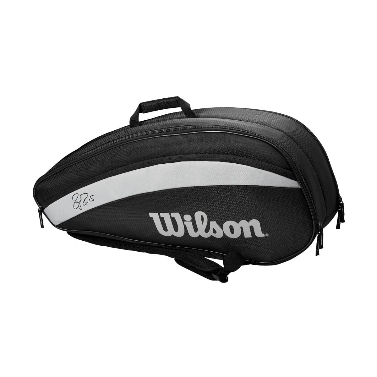 WILSONRoger Federer Team 6 Pack Tennis Bag - Black