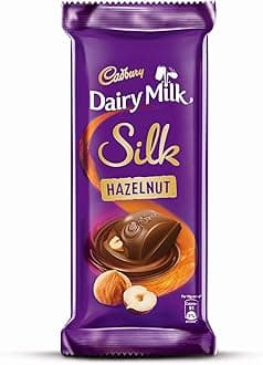 Cadbury Dairy Milk Silk Hazelnut Chocolate Bar, 58 gram
