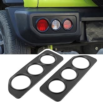 Tail Light Cover Rear Taillight Guards Lamp Protector for Suzuki Jimny JB64 JB74 2019 2020 2021 2022 2023 2024 2025 Exterior Accessories (Black)