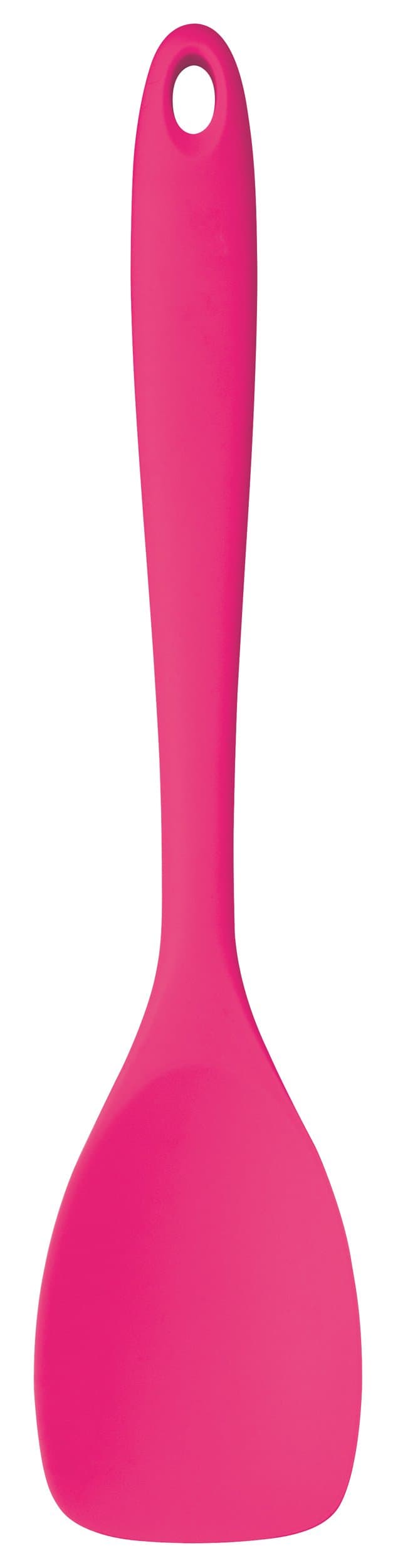 KitchenCraft Colourworks Silicone Spatula Spoon, 28 cm - Pink