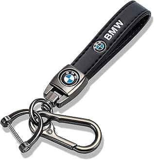Car Keychain Compatible with bmw Series Key Chain Ring Accessories for Man and Woman Interior Accessories Black