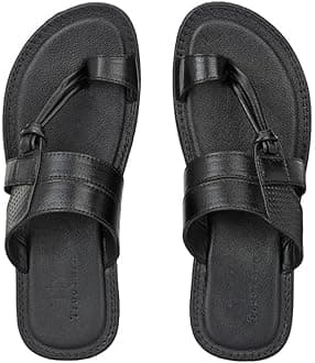 Genuine Leather Kolhapuri Chappals for Men | Men's Kolhapuri Slippers | Thong Sandals for Men | Leather Slippers for Men | Stylish & Comfortable
