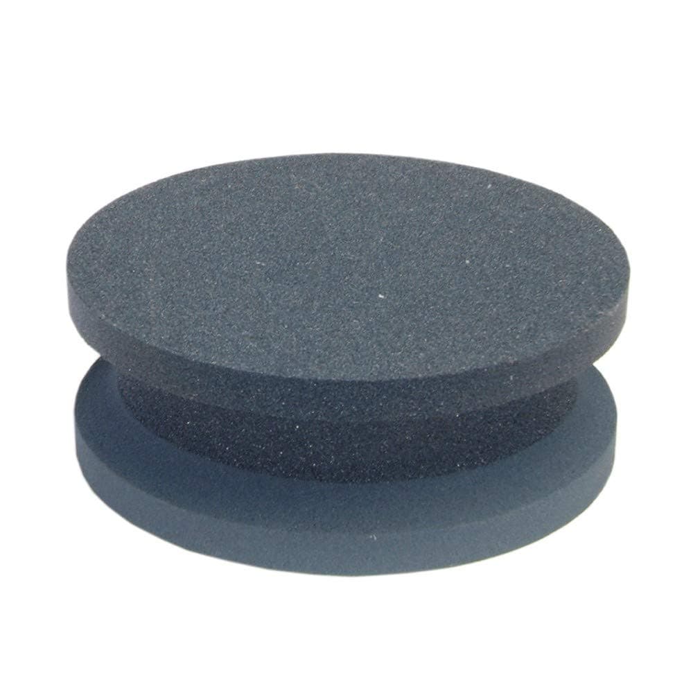 Crystolon Abrasive Machine Knife Stone, Silicon Carbide, 4" Diameter x 1-1/2" Thickness, Grit Coarse/Fine (Pack of 1)