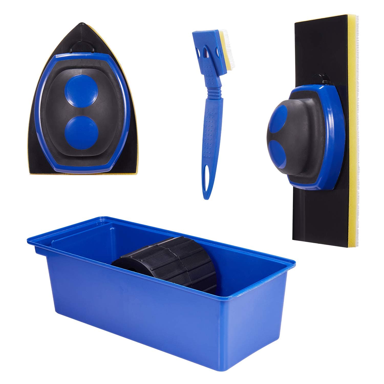 Paint Pad Set More Accurate Painting Tool with Paint Tray Paint Edger and Corner Cutter Deck Stain Pad