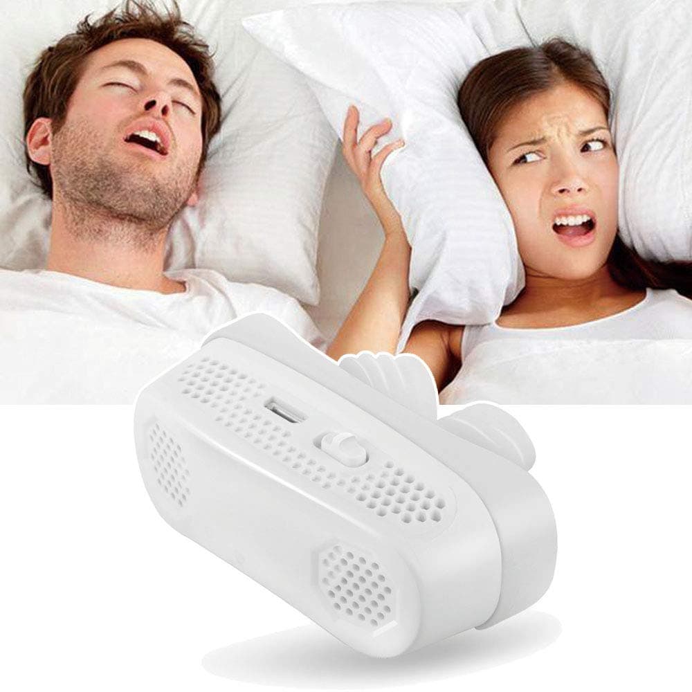 Upgraded Anti Snoring Devices, Snoring Solution Nasal Dilator to Prevent Snoring - Electronic USB Rechargeable Nose Vents Air Purifier Stop Snore & Give You a Good Night's Sleep