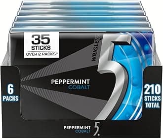 Sugarfree Gum, Peppermint Cobalt, 35-stick pack (6 packs total)