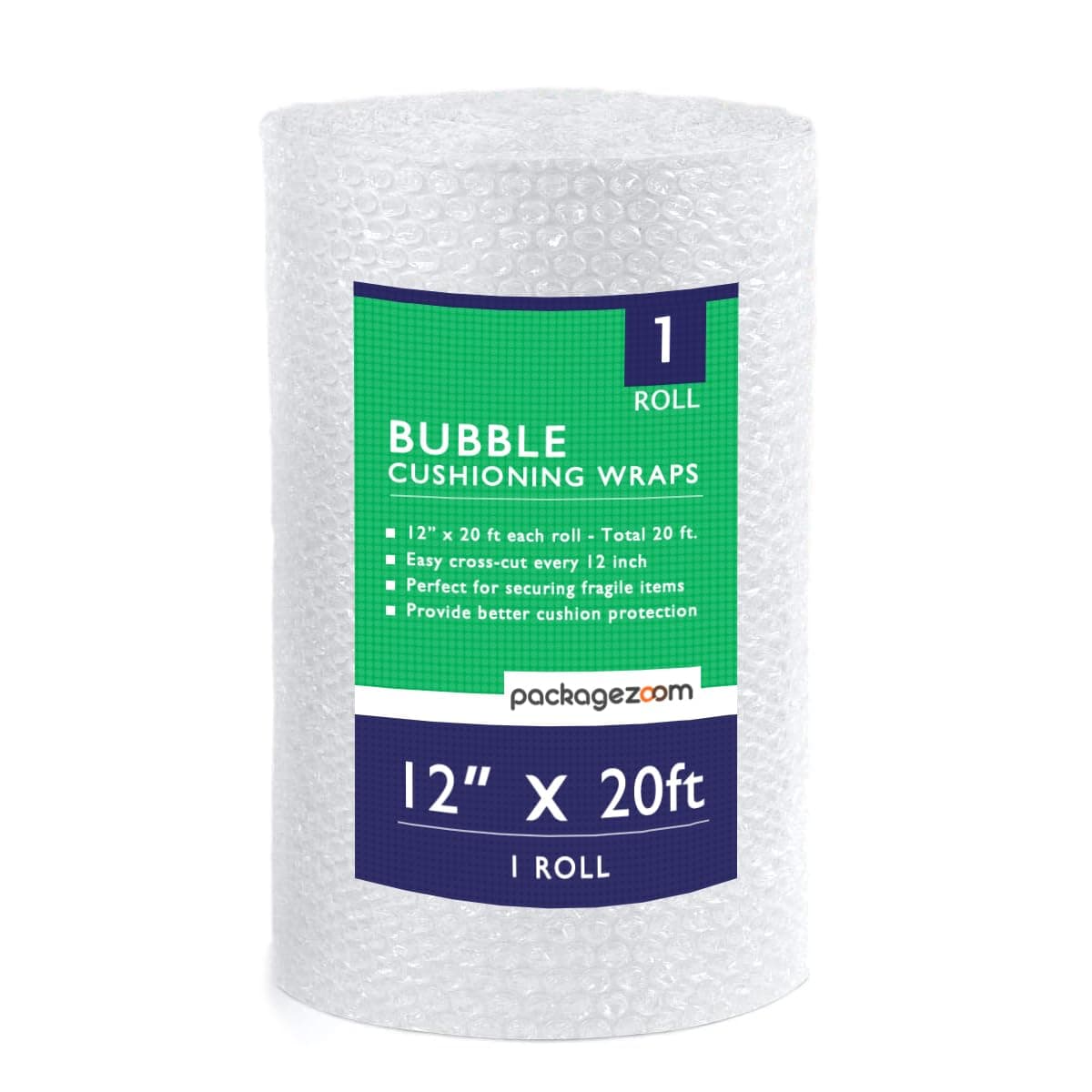 12 inch x 20 ft. Bubble Cushioning Wrap 1 Roll