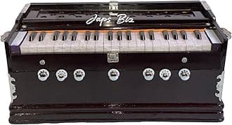 Quality Harmonium- 3 1/4 Octave, Double Bellow, 39 Keys,7 Stopper, 2 Reeds (Bass- Male), With Cover and free carry bag