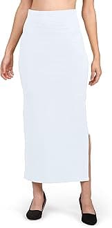 MehrangMicrofiber Saree Shapewear Petticoat for Women, Cotton Blended Shape Wear Dress for Saree