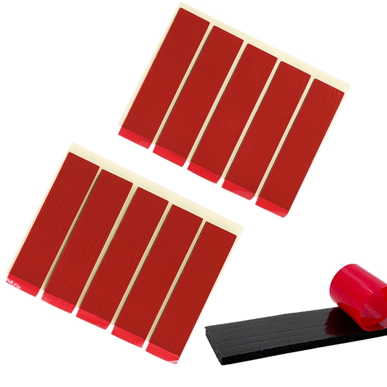 Number Plate Sticky Pads 10Pcs,Strong Double Sided Adhesive Pads,2-sided Sticky Foam Pads Number Plates, Licence Plates, Car Registration, Motorbike(3mm thick)