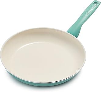 CC002634-001 Rio Ceramic Frying Pan, 10'' Frypan, Turquoise