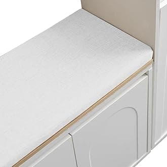 Bench Cushions for Indoor Furniture 40/48/60 x 14/15/17/11 inch Rectangular Non Slip Outdoor Bench Cushion pad for Deck Chair Swings Bench Cushion(Color 7,52x18x2in)