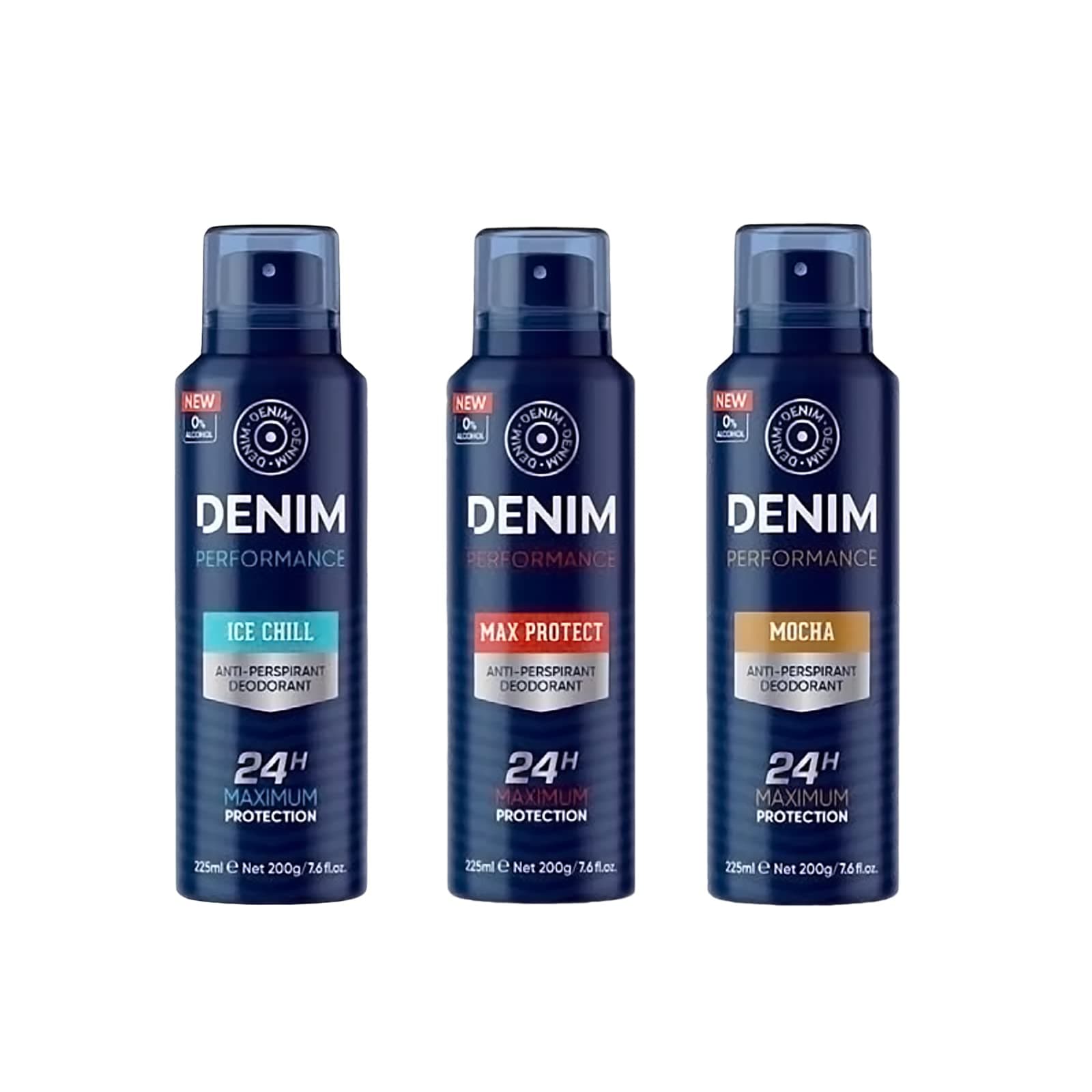 Performance No Alcohol Long Lasting 24 Hour Fresh Anti-Persipirant with Fast Active Mocha Formula Body Deodorant Spray For Men - 225 ML