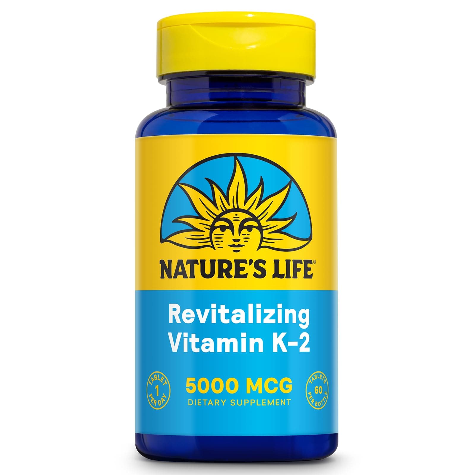 Nature's Life Vitamin K2 60 Tablets (5000 Mcg)
