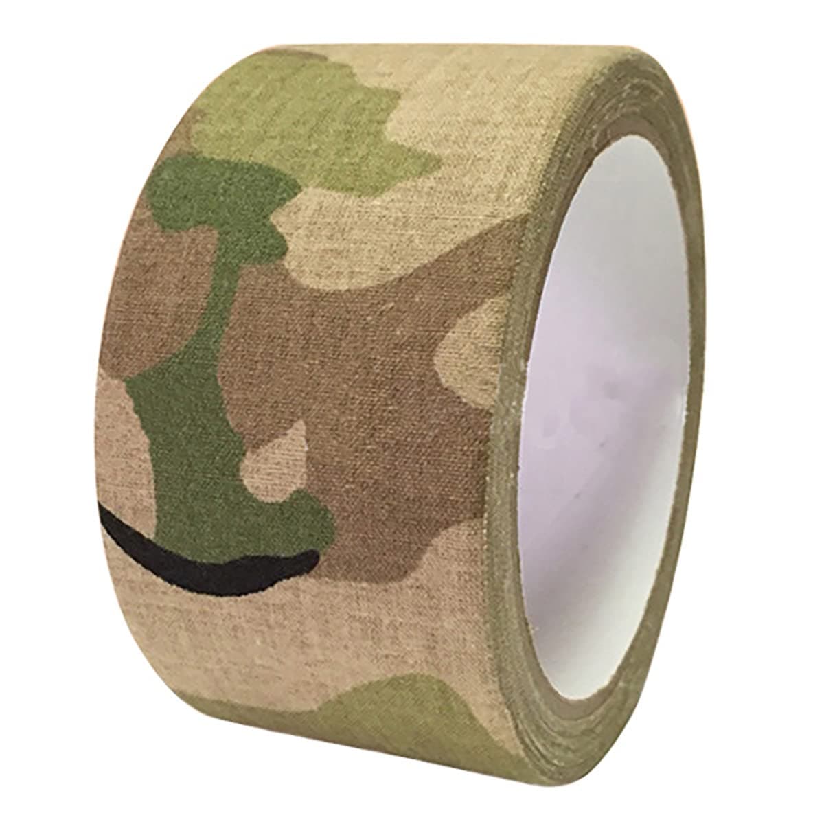 5cm x 5m Self Adhesive Protective Camouflage Tape, Camo Wrap Waterproof Tape Stretch Bandage Duct Tape for Outdoor Camping,CP