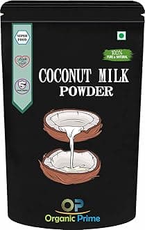 - Organic Prime Coconut Milk Powder | Keto Friendly | Dairy Free - 200 GM by Organic Prime
