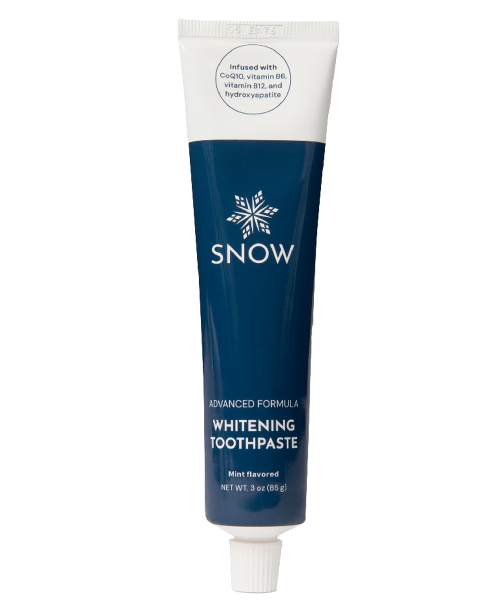 Snow Infusions Whitening Toothpaste, Advanced Morning Formula with Hydroxyapatite, CoQ10, Vitamins B12 and B6 for Daily Teeth Care, Teeth Whitening Toothpaste – Advanced