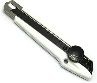 NT CUTTER Extra Sharp; Blade Utility Knife, Black And White (MNCR-L1)