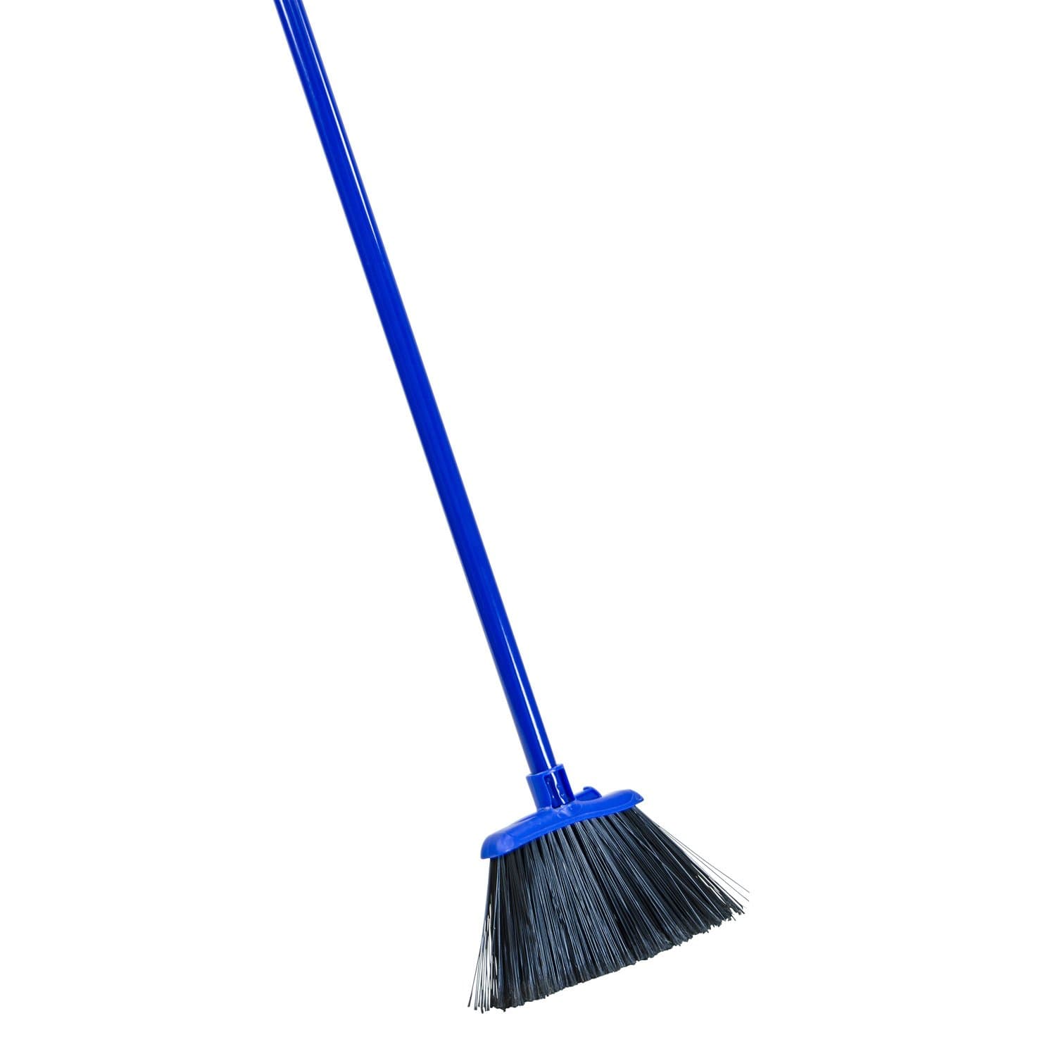 Angle Cut All-Purpose Broom, Upright Broom for Sweeping Indoor or Outdoor