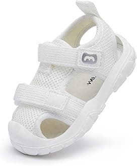 BMCiTYBM Baby Boy Girl Closed Toe Summer Sandals Lightweight Shoes Infant Non-Slip First Walking Sneakers 6 9 12 18 24 Months