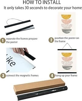 YK artwood Custom Canvas Prints With Your Photos 11X14 Inch 3 Pack,Personalized Pictures to Canvas for Lovers Family Kids Pet,With DIY Magnetic Poster Hanger Frame Wood Black Color