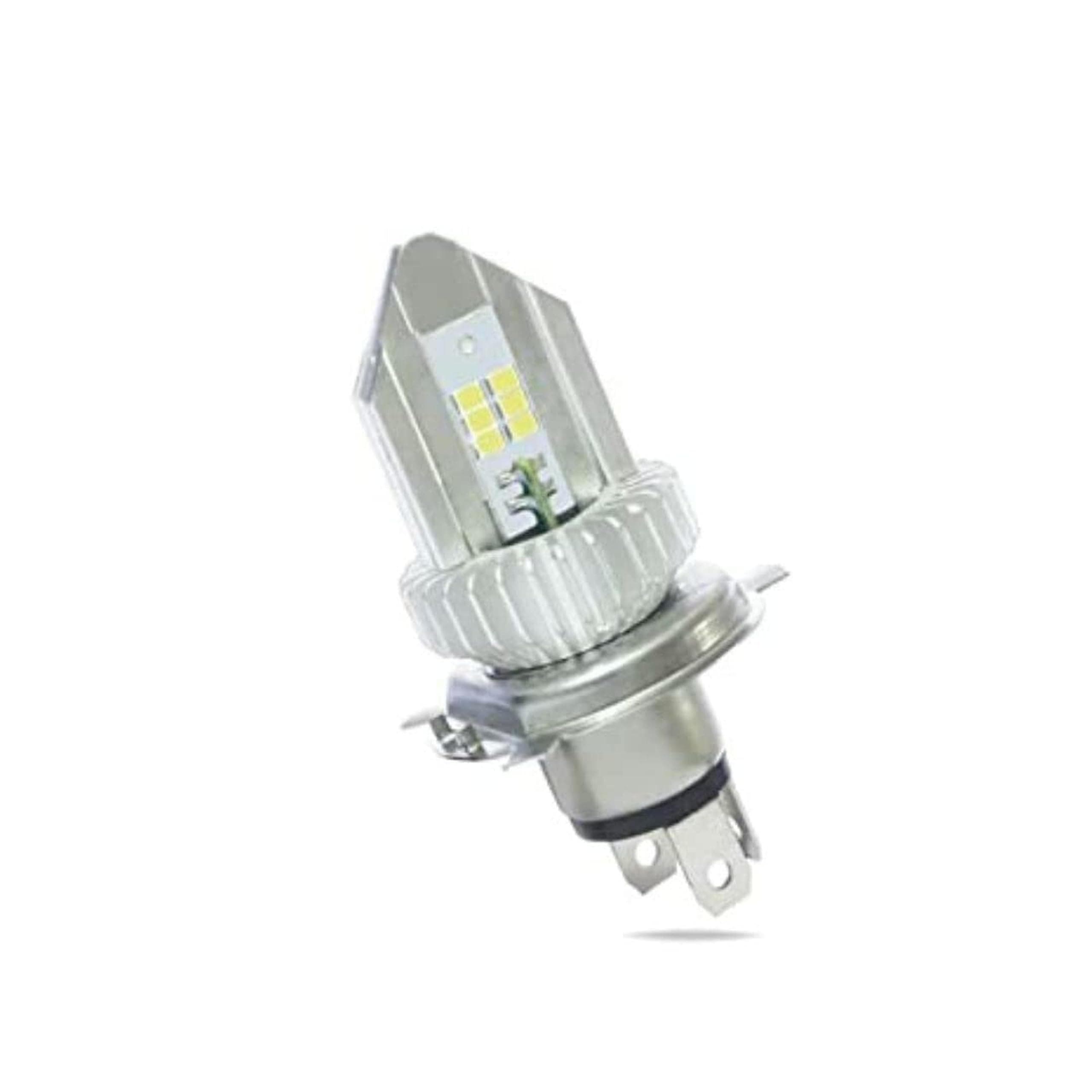 Super HS1 3-Pin LED Headlight Bulb for Bikes & Scooters, 1500 Lumens, 6000K Pure White - Pack of 1 | Proudly Made in INDIA