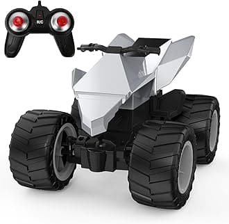 Remote Control Car for Kids, 1:14 RC Cyber Motorcycle,All-Terrain Rc Truck Motorbike for Boys and Girls Age 3+