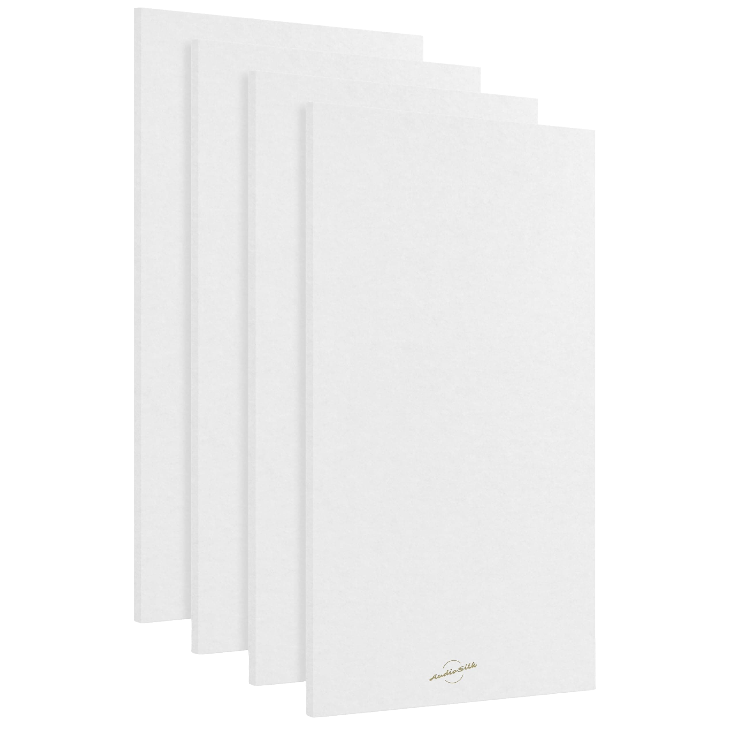 Acoustic Panels, 4 Pack ROOM KIT, Large, 46" x 23", Pure White