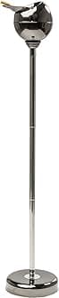 Kare Design Spheric Standing Ashtray, Silver, 72 x 13 x 13 cm, Floor Ashtray, Height Adjustable, Hotel Look, Chrome-Plated Steel, Industrial, Metal, Space Saving
