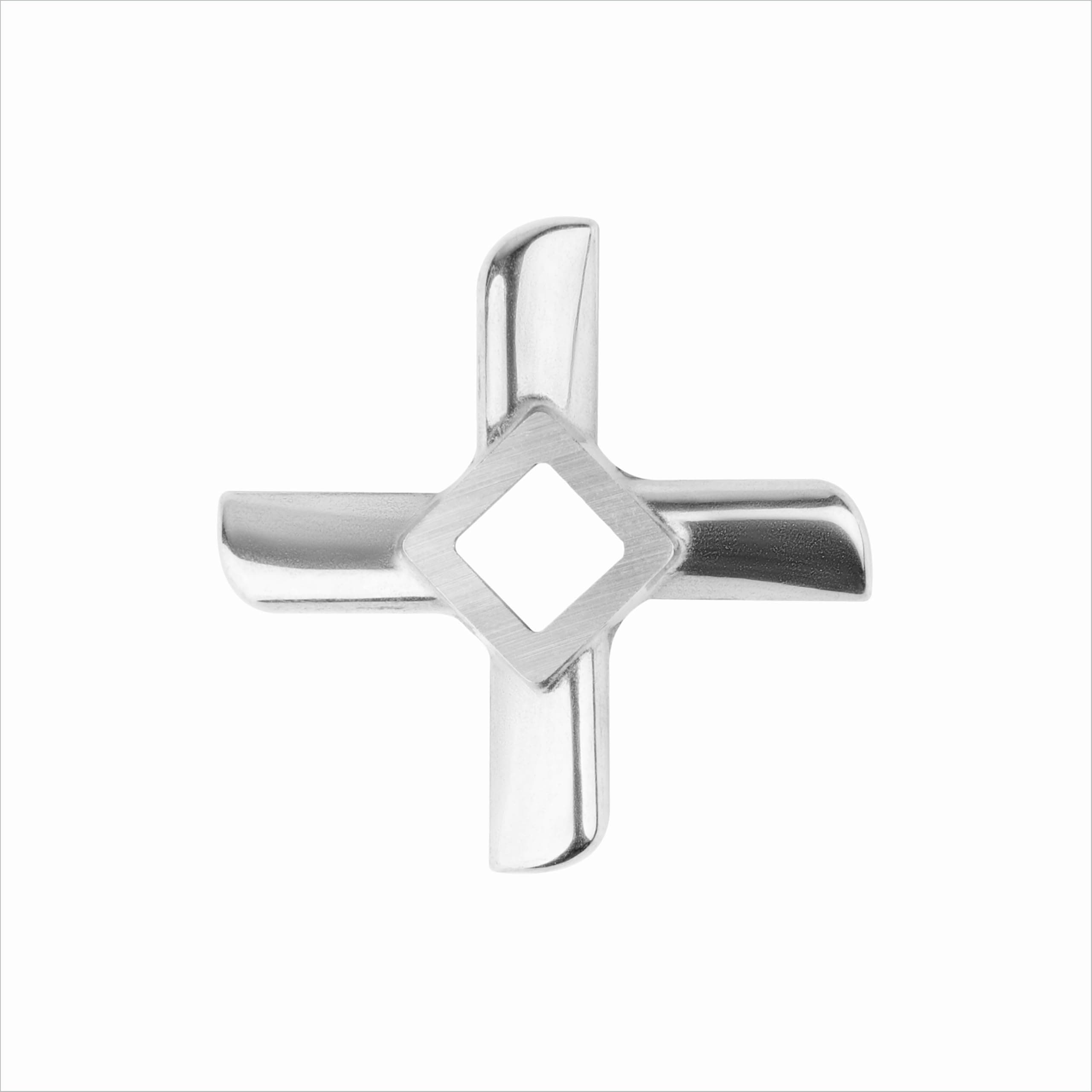 Replacement Meat Grinder Blade - Size #8 - Universal Stainless Steel Blades for Meat Grinders - Grinding Accessories Parts (1)