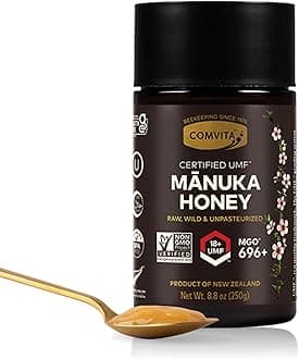 Manuka Honey (UMF 18+, MGO 696+) New Zealand’s #1 Manuka Brand | Superfood for Gut & Immune Support | Raw, Wild, Non-GMO | 8.8 oz
