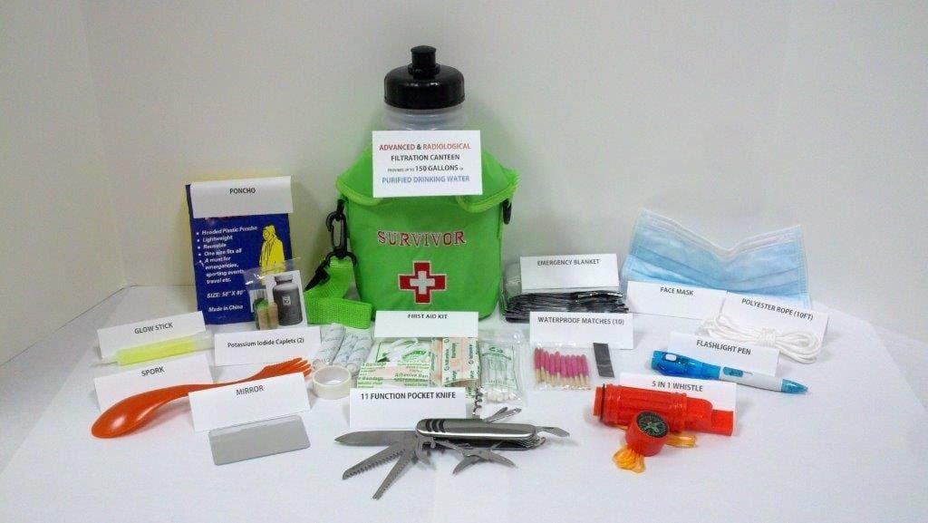 Seychelle Emergency Survivor Kit, Bug Out Bag, Radiological Water Filter