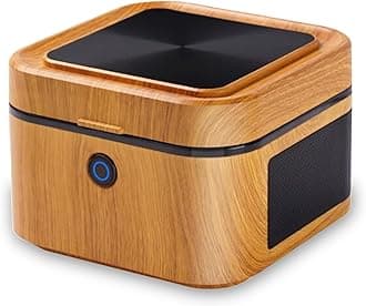 Multifunctional Smokeless Ashtray,USB Rechargeable HEPA Filter Ashtray for Home Office Car Indoor Outdoor- Brown