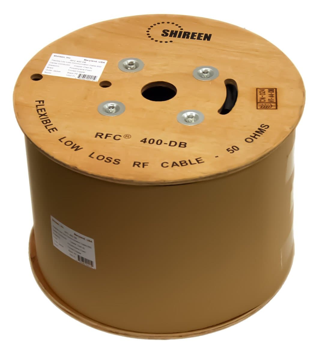 Low loss Direct Burial 400 grade Coax cable RFC400DB 1000ft spool