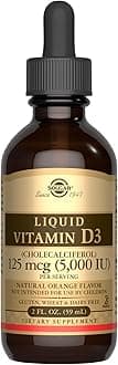 Solgar, Liquid Vitamin D3, Natural Orange Flavor, 5000 IU, 2 fl oz (59 ml)