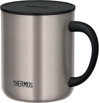 THERMOS JDG-452C SMT Vacuum Insulated Mug, 15.9 fl oz (450 ml), Stainless Steel Mat