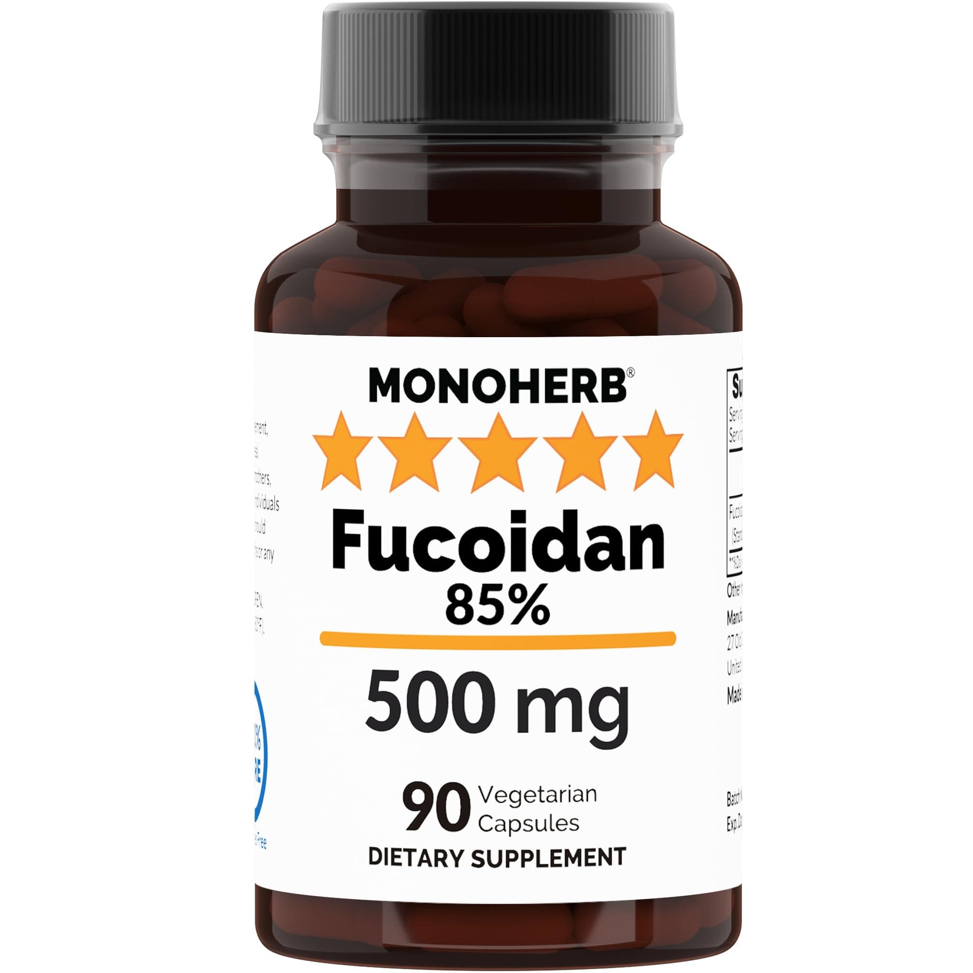 Fucoidan 85% 500 mg - 90 Capsules