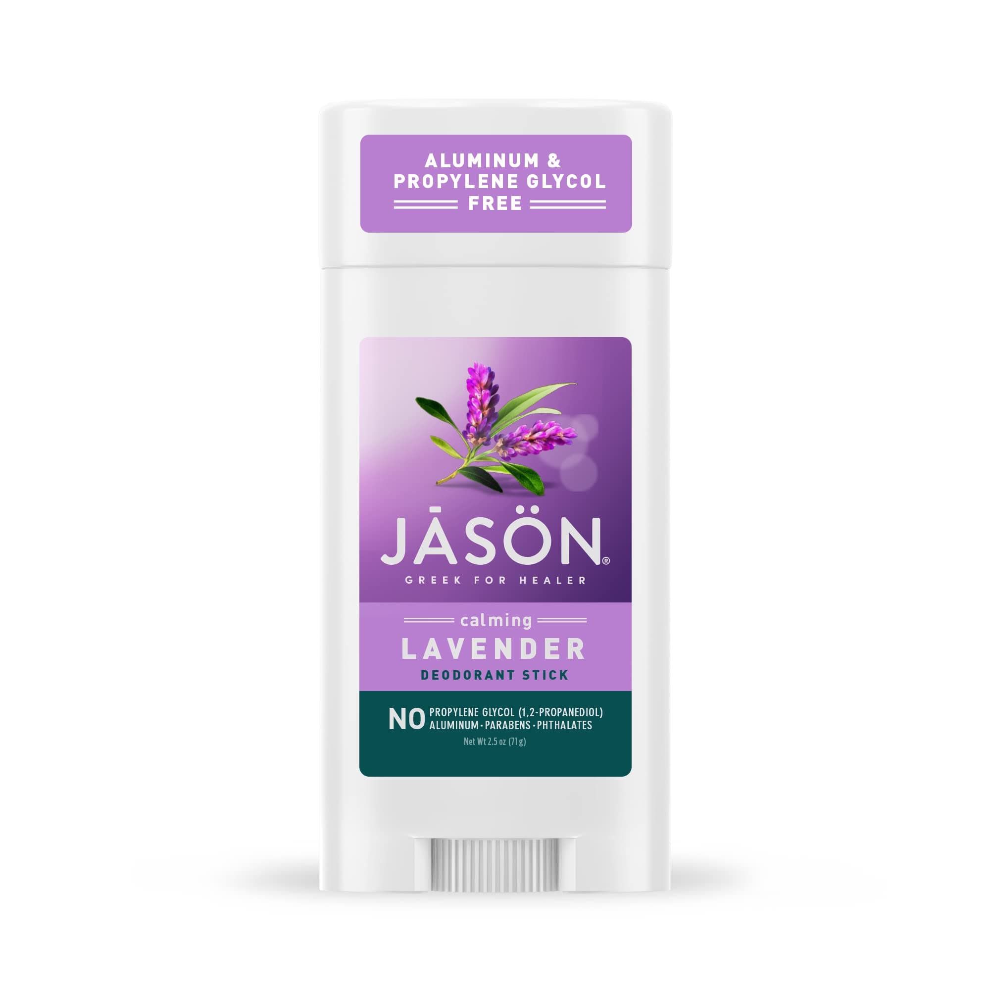 JASON Natural Calming Lavender Deodorant Stick, 73ml, Unisex