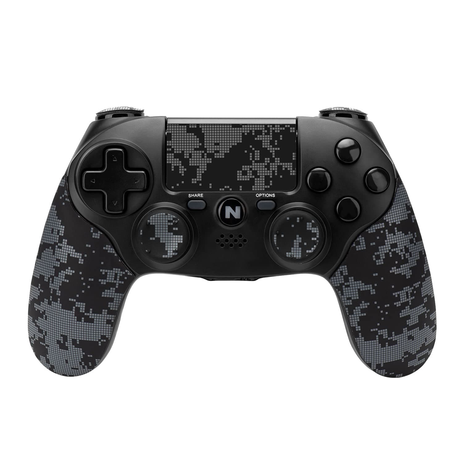 Nitho ADONIS Wireless Controller Compatible with PS4, PC, iOS & Android, PS5 (with PS4 Games Only), Gamepad Joystick with Dual Vibration/6-Axis Motion Sensor/Touchpad/Speaker/3.5mm Audio Jack - Camo