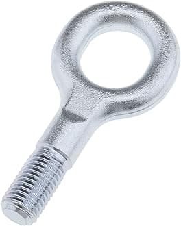 EMSea Car Tow Hook 1348135080 674417 Compatible with Relay Boxer Ducato 2006 Onwards Car Heavy Duty Short Towing Eye Hitch Bumper Trailer Ring Loop Car Thread 16mm Length 107mm