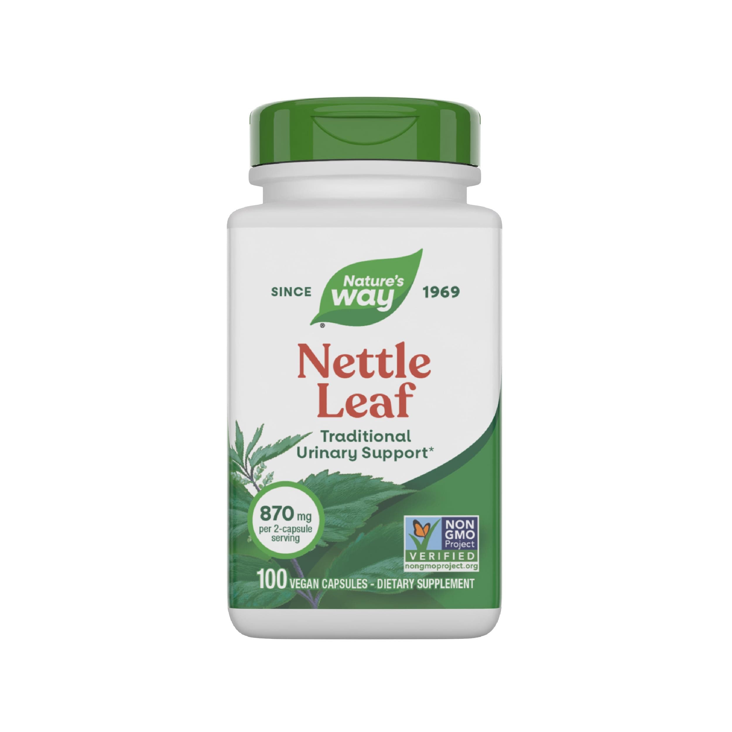 Nettle Leaf Vegetarian Capsules (435mg, 100)