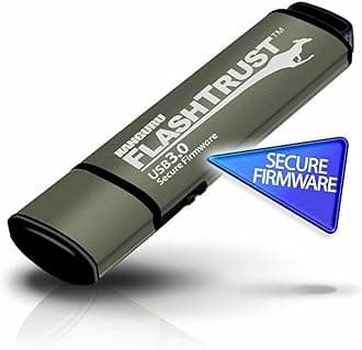 Kanguru Flash Trust – 512GB Secure Firmware Flash Drive – Write Protect Switch – SuperSpeed USB 3.0