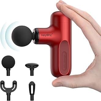 Super Mini Massage Gun, Percussion Deep Tissues Muscle Massager, Compact Sports Travel Massage Gun, Portable Handheld Massager for Office Gifts for Her, Home, Athletes