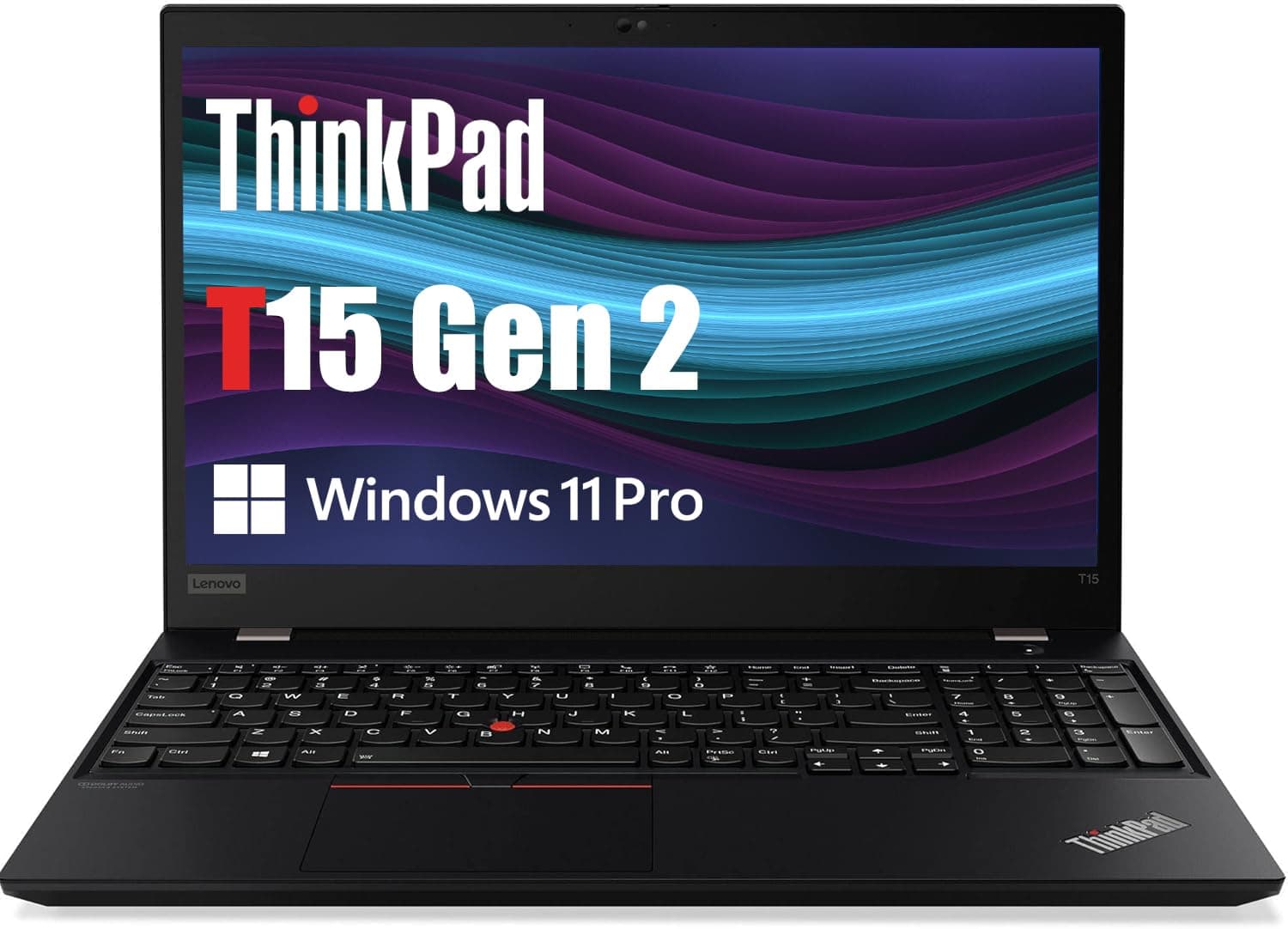 Lenovo ThinkPad T15 Gen 2 15.6" FHD Laptop Computer, Intel Core i5-1135G7, 16GB RAM, 512GB SSD, Thunderbolt 4, HDMI 2.0, RJ-45, Windows 11 Pro (Renewed)