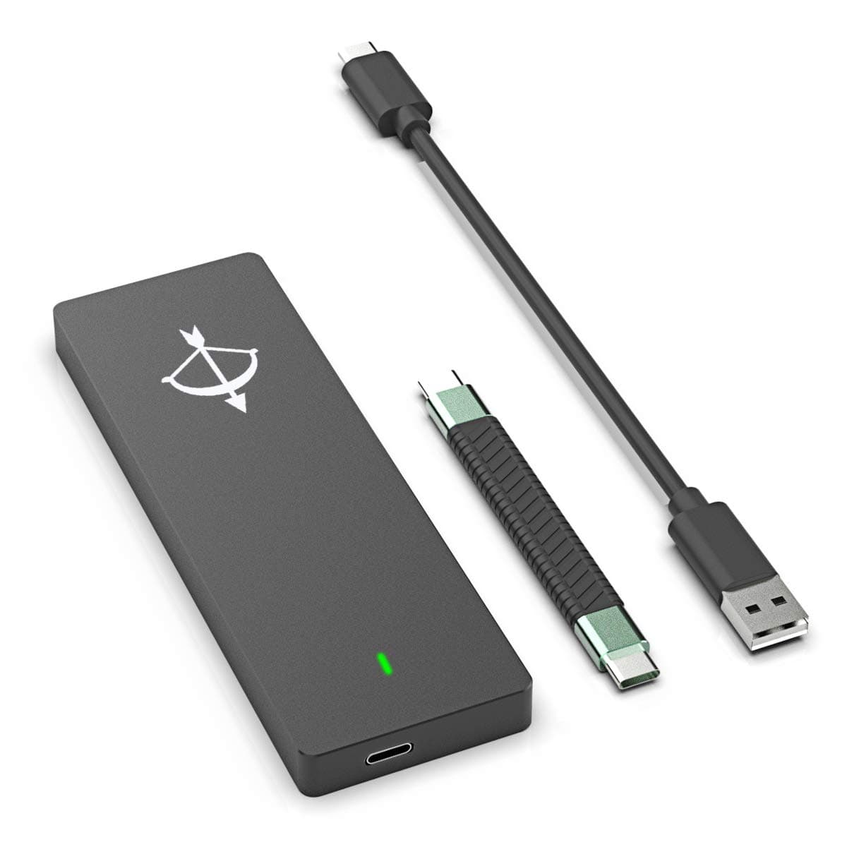 GLOTRENDS M.2 22110 NVME Enclosure for M.2 Key-M NVME SSD (Sagittarius)