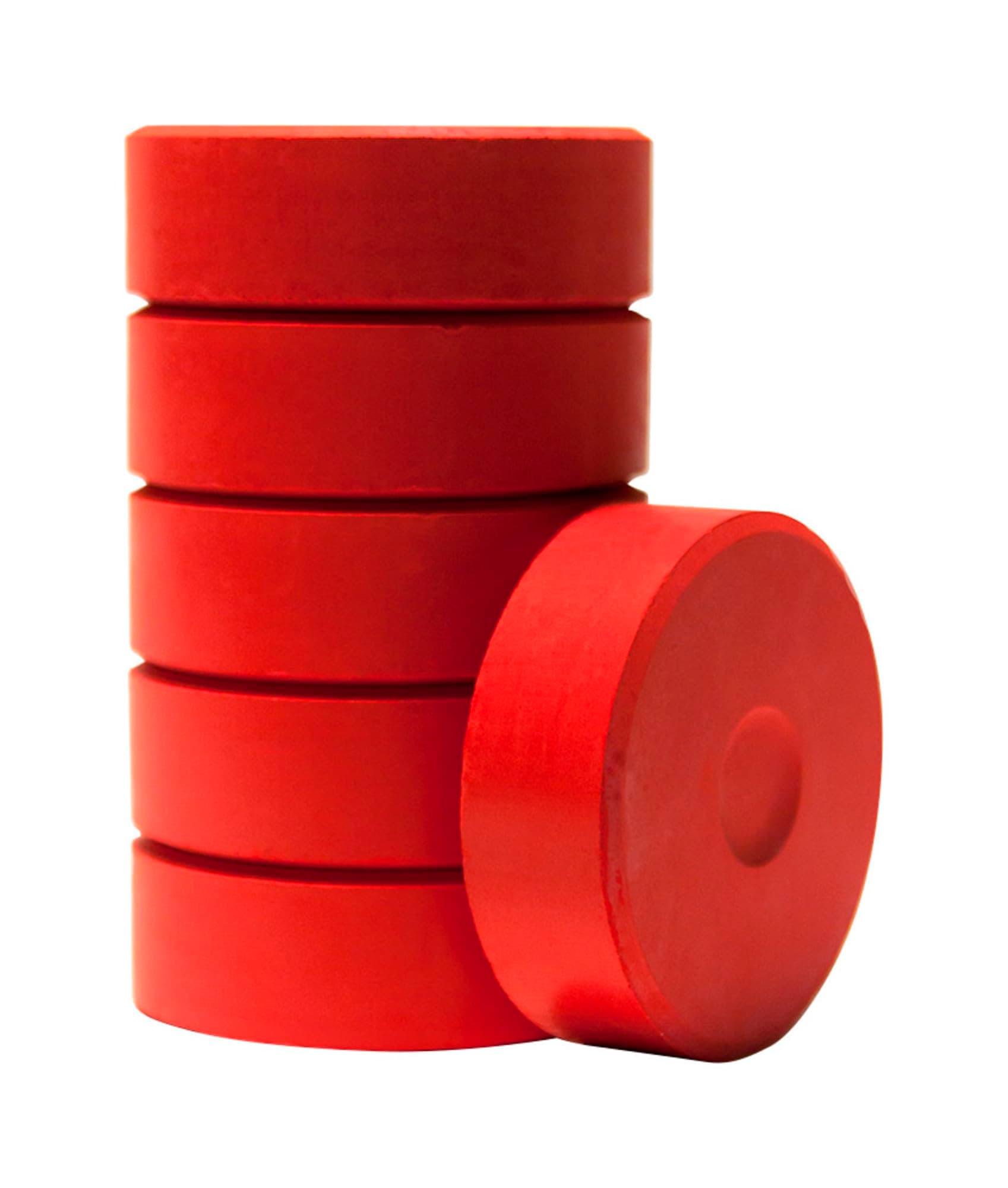 Jack Richeson Large Tempera Cakes, Crimson, Pack of 6