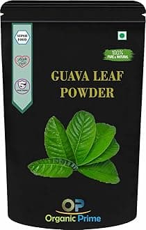 Guava leaves Powder| Psidium Guajava | Guava leaf | Amrood Patti Powder - 200 GM By Organic Prime