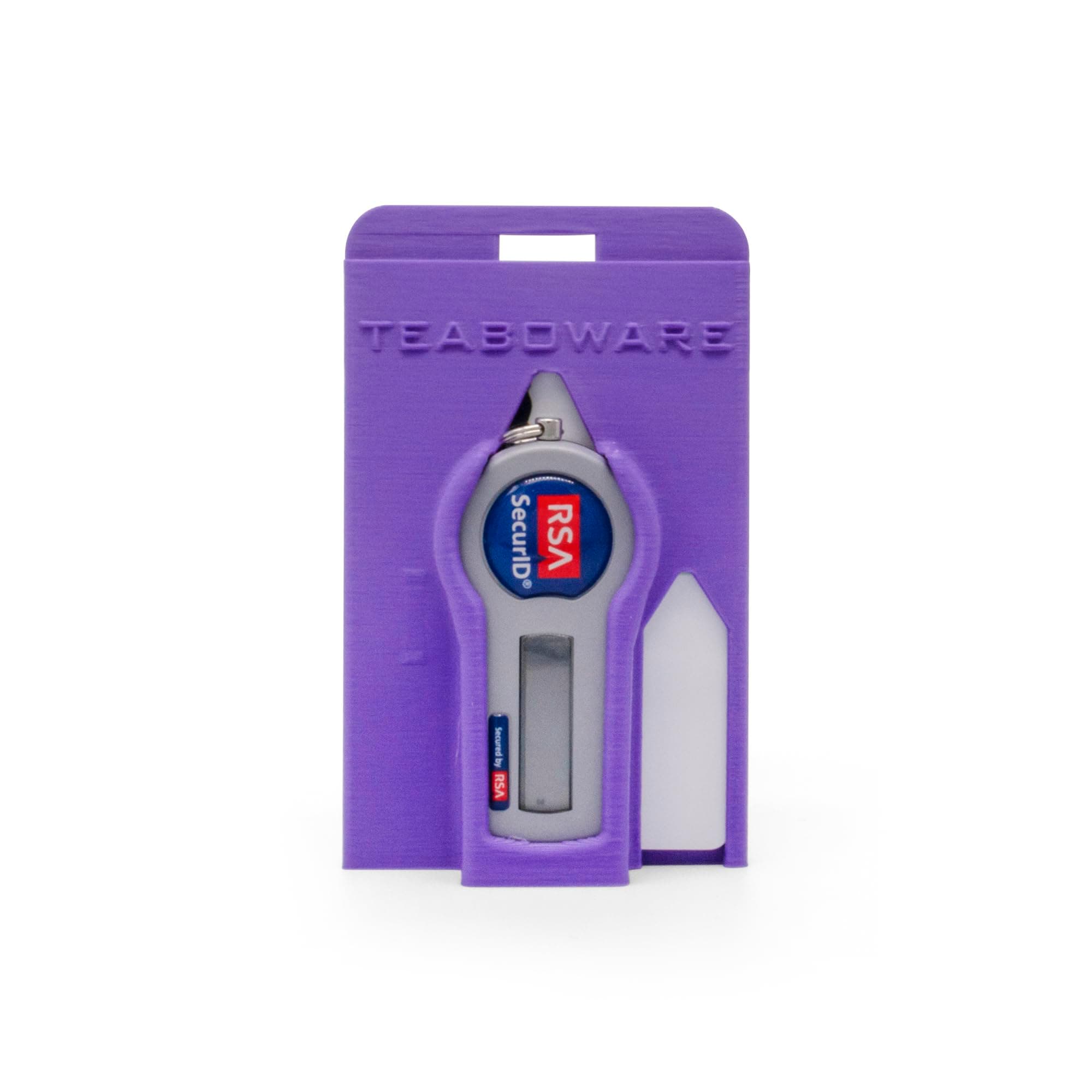 RSA Token Double Badge Holder (Double, Purple)