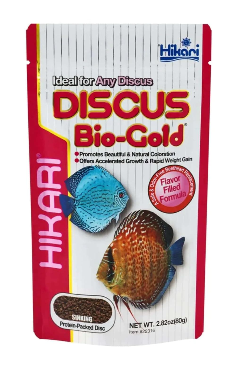 Hikari Discus Bio Gold Fish Food Balanced Nutrition High Protein Formula 2.2 lb