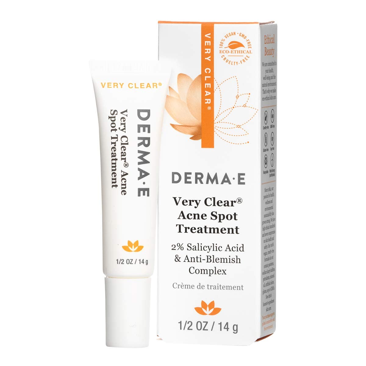 DERMA E Very Clear Acne Spot Treatment, 0.5 Oz